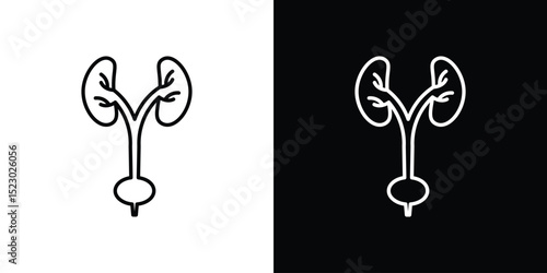 Urology icon Graphic vector set for ui design