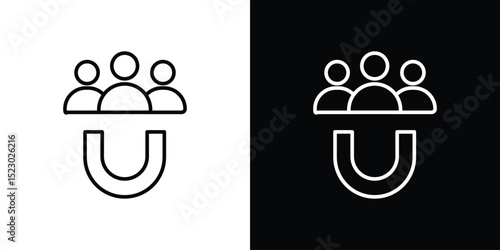 User engagement icon Graphic vector set for ui design