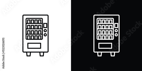 Vending machine icon Graphic vector set for ui design