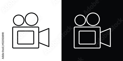 Video icon Graphic vector set for ui design