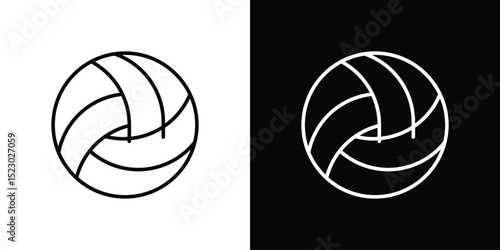 Volley ball icon Graphic vector set for ui design