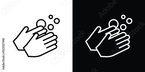 Wash hands icon Graphic vector set for ui design