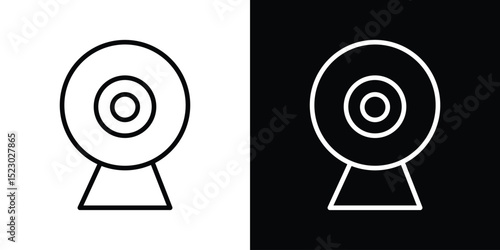 Web camera icon Graphic vector set for ui design