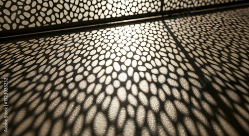 Abstract Rendered Dappled Light Effect Background Design With Repeating Pattern