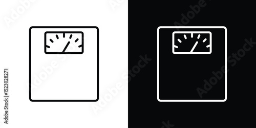 Weight scale icon Graphic vector set for ui design