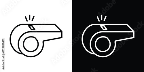 Whistle icon Graphic vector set for ui design