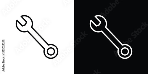 Wrench icon Graphic vector set for ui design