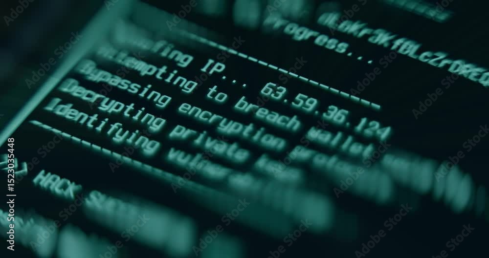 Process of hacking the digital wallet, hack successful