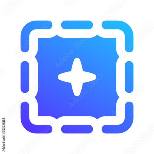 select ai gradient fill icon