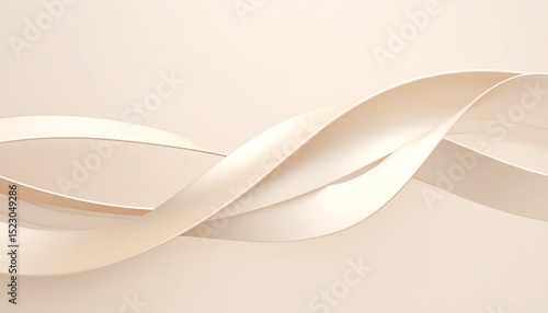 Wallpaper Mural Elegant Cream Abstract Wave Background Design for Branding and Marketing. Torontodigital.ca