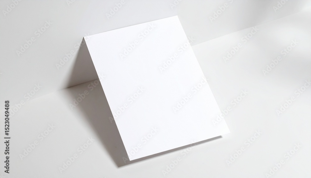 Blank White Card Mockup Minimalist Design Template for Branding Stationery. Blank White Card Mockup Minimalist Design Template for Branding Stationery.