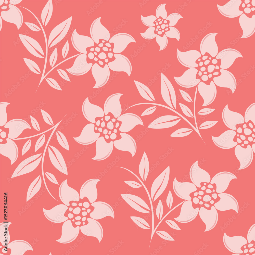 Floral pattern design, vector illustration background Floral pattern design, vector illustration background