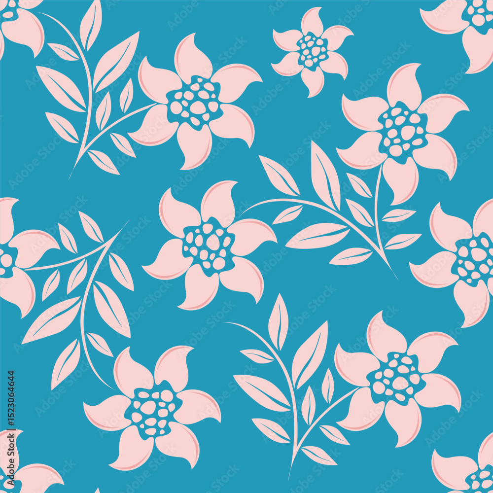 Floral pattern design, vector illustration background Floral pattern design, vector illustration background