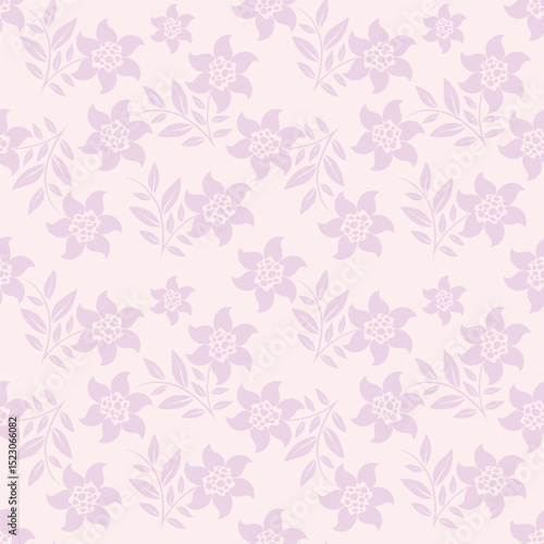 Wallpaper Mural Floral pattern design, vector illustration background Torontodigital.ca
