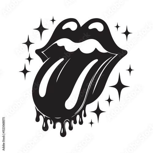 Anatomical Illustration of the Human Mouth: Teeth, Tongue, and Oral Cavity lip, mouth, teeth, tongue, illustration, anatomical, anatomy, cavity, human, open, oral, organ, body, sensuality, isolated