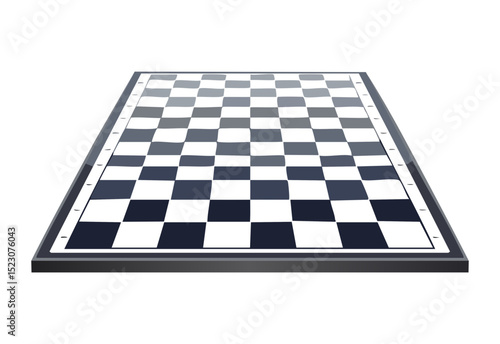 Front View Of Checkered Game Board
