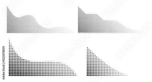 Wallpaper Mural halftone corner border Torontodigital.ca