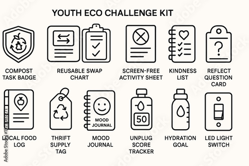Youth eco challenge kit: tools for sustainable living and environmental education