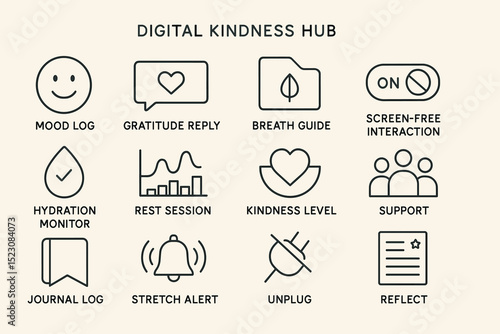 Digital kindness hub: tools for well-being and mindfulness