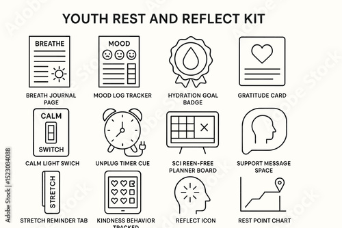 Youth rest and reflect kit: mindfulness tools for wellness and relaxation