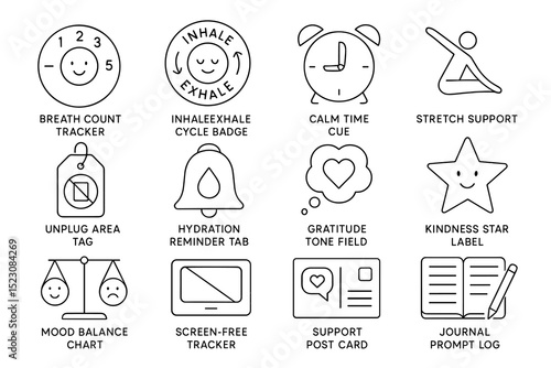 Mindfulness tools: breathing, calm, stretch, and more for wellbeing