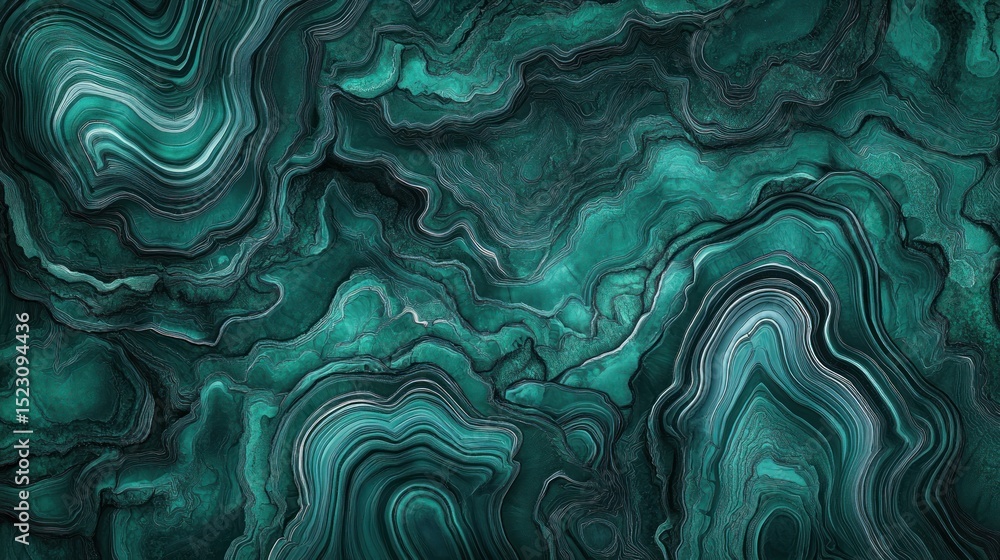 Fototapeta premium Abstract teal marble texture background