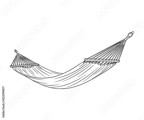 Hammock Line Art