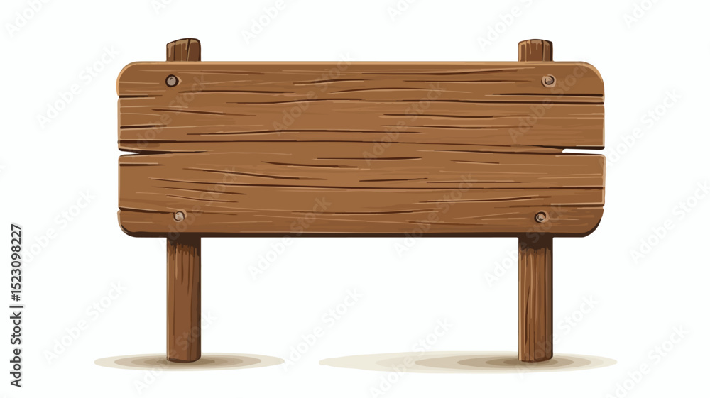 Rustic Wooden Sign Board Vector Illustration for Various Designs Rustic Wooden Sign Board Vector Illustration for Various Designs