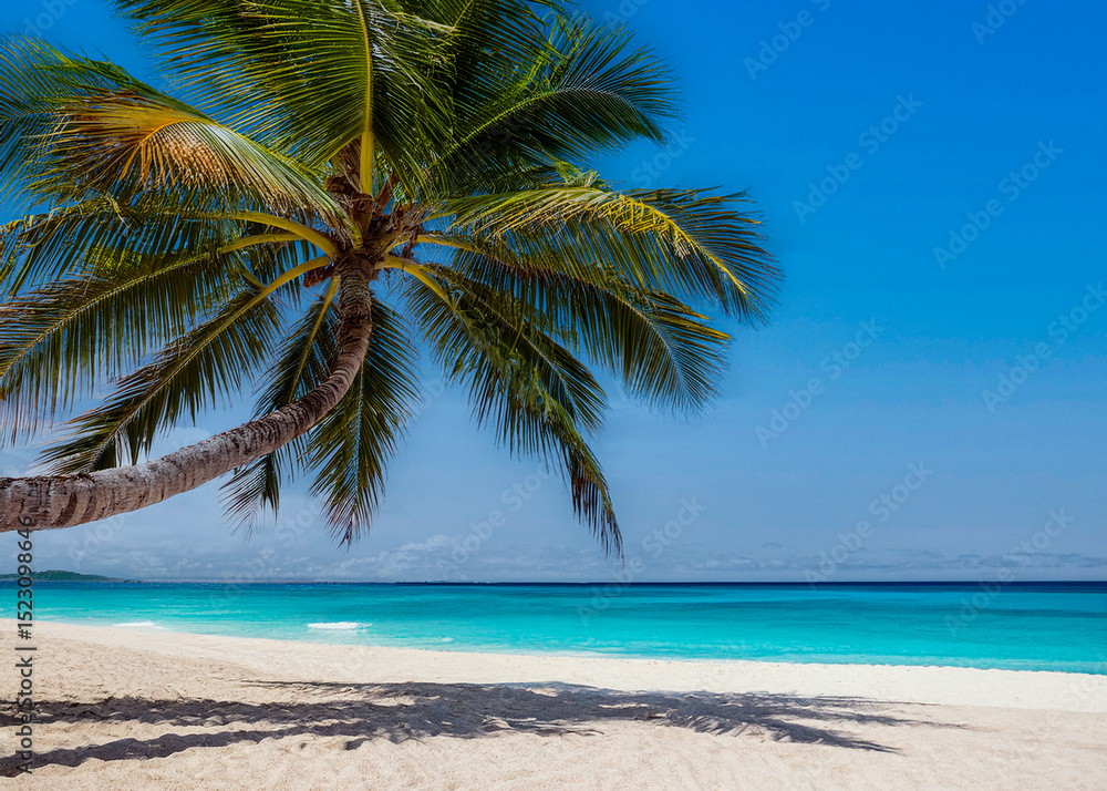 Fototapeta premium Generated image of a beach