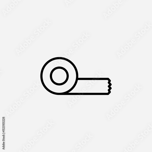 Tape set icon,sign,symbol,pictogram isolated
