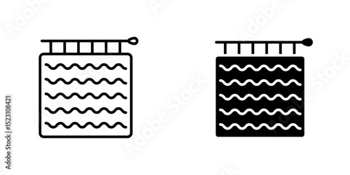 handloom icon. Trendy modern flat linear vector handloom icon on white background from thin line Sew collection, outline vector illustration
