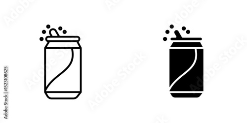 Soda Can icon. for mobile concept and web design. vector illustration