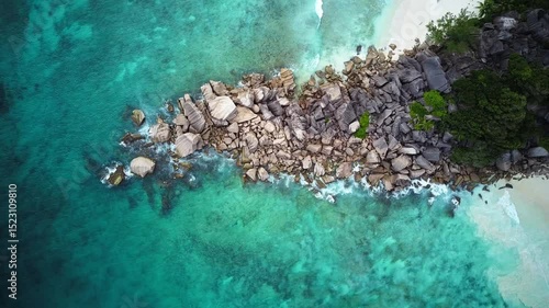 Seychelles Island Paradise and Tropical Beach