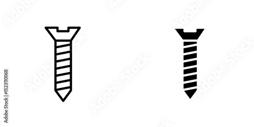 Implant Fixture icon, Implant Fixture icon. Trendy flat vector Implant Fixture icon on white background from Dentist collection, vector illustration