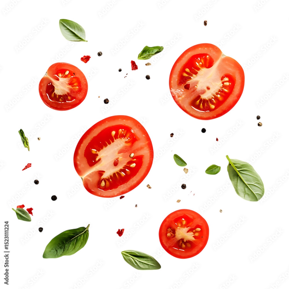 Sliced tomato Sliced tomato