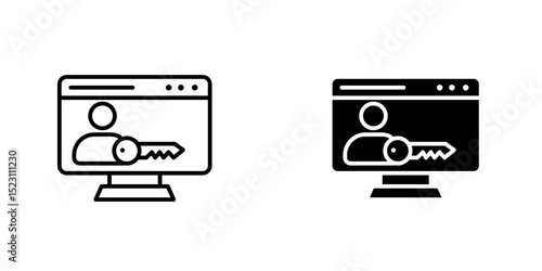 Authorize icon, Two step authentication icon. Verification push code message on phone for secure login or sign in. Password authorization. 2FA verification password. Two factor verification with smart