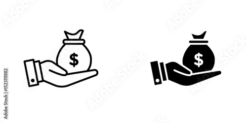Inheritance law icon. Thin linear inheritance law outline icon isolated on white background from law and justice collection. Line vector sign, symbol for web and mobile