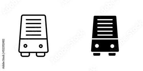 Air purifier icon. Linear vector illustration from electronic device collection. Outline air purifier icon vector. Thin line symbol for use on web and mobile apps, logo, print media.