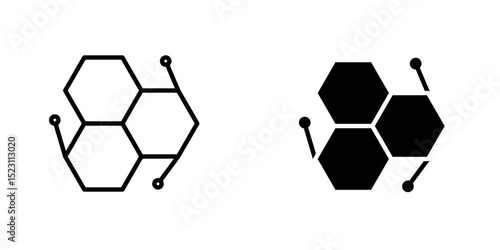 Hormones sign icon set. Human growth hormones vector icon. Testosterone male or estrogen female hormone line vector icon for ui designs.