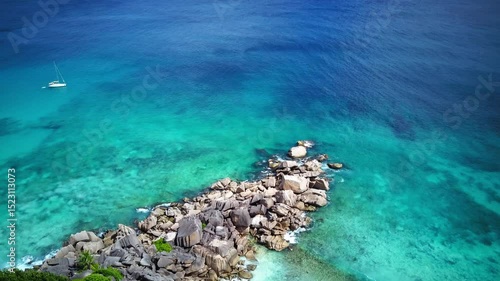 Seychelles Island Paradise and Tropical Beach