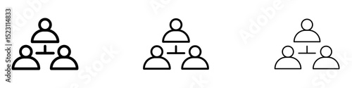Third party icons for web site, mobile application. Logo illustration.