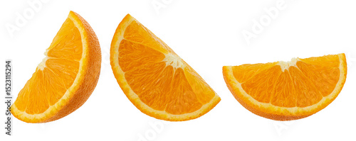 oranges isolated on white background