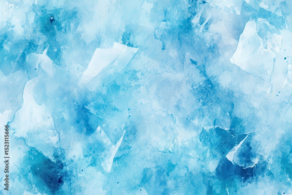 Obraz premium Abstract blue ice texture creating a serene atmosphere with soft details and varying shades