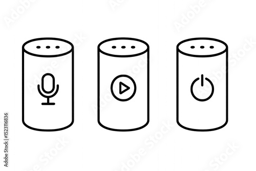 soda cans with a stop sign design isolated on transparent background.