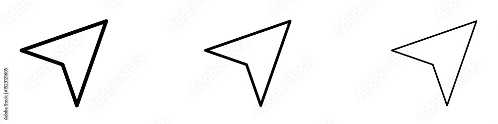 send Message icons. Thin linear graphic pictogram for website send Message icons. Thin linear graphic pictogram for website