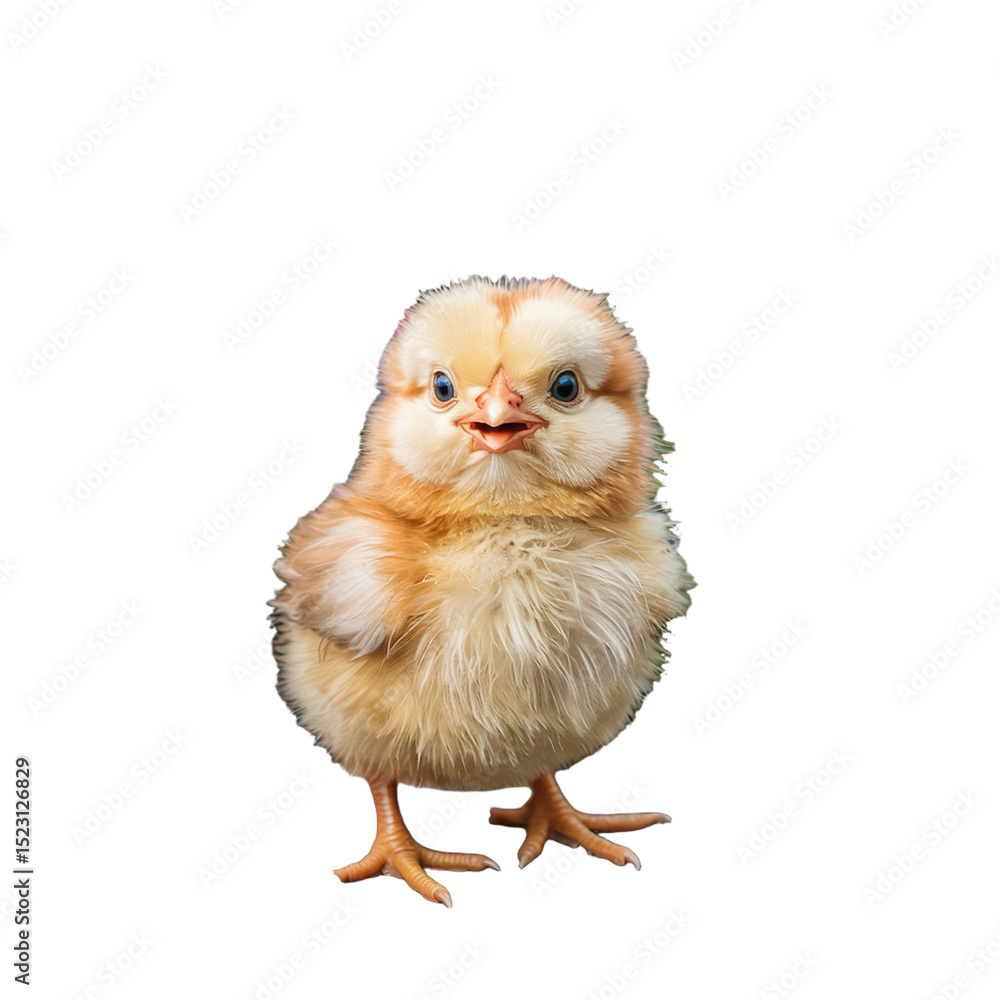 Obraz premium Easter chick isolated on white