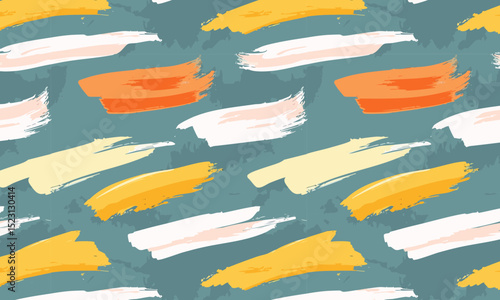Abstract Watercolor Smears: Cheerful and Pretty Artistic Design