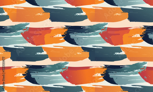 Energetic Abstract Expressionism: Dynamic Hand-Painted Background