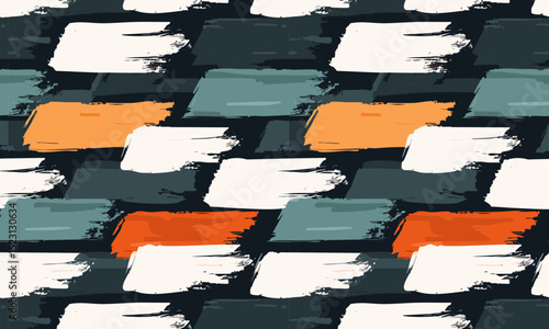 Energetic Abstract Expressionism: Dynamic Hand-Painted Background