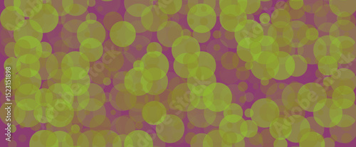 Abstract Purple and Green Circle Bokeh Background - SVG Vector